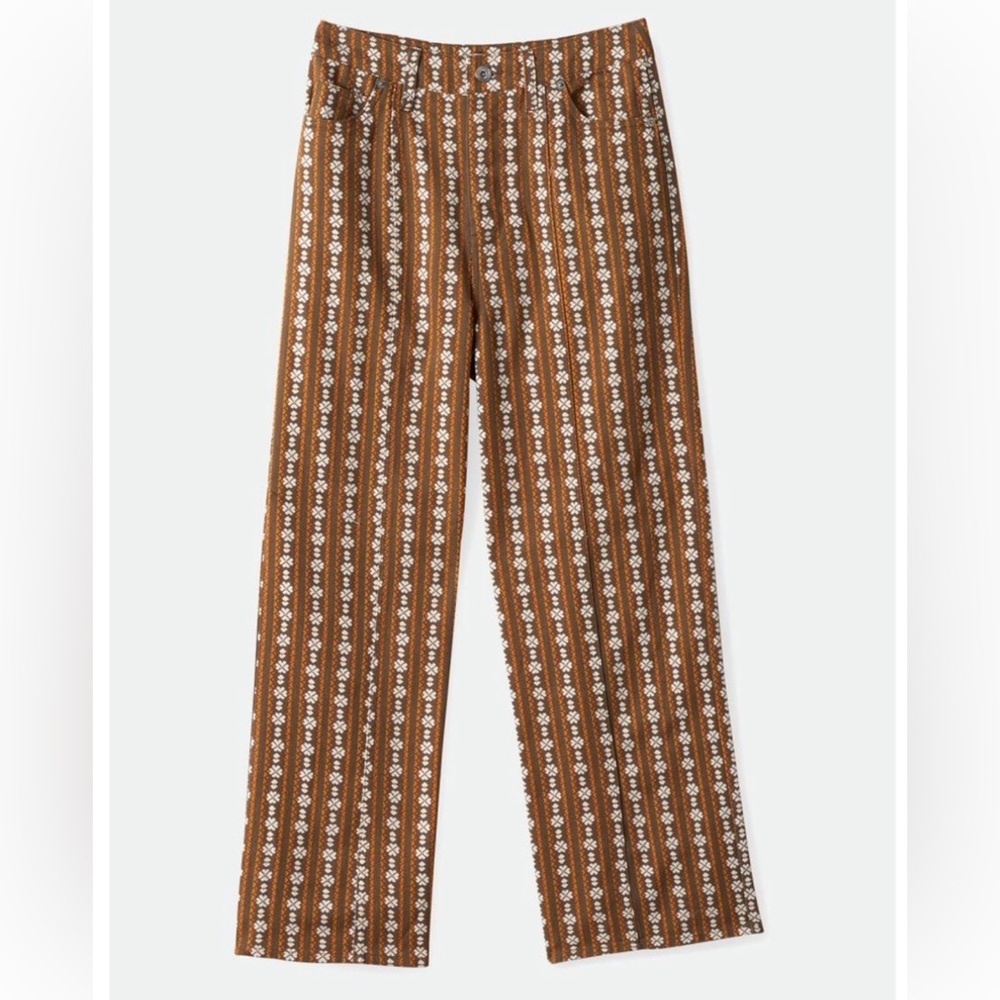 BRIXTON Providence Wide Leg Pant - Twig
